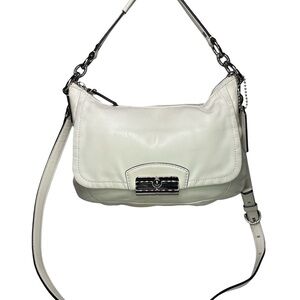 Coach Kristin White Smooth Leather Crossbody bag